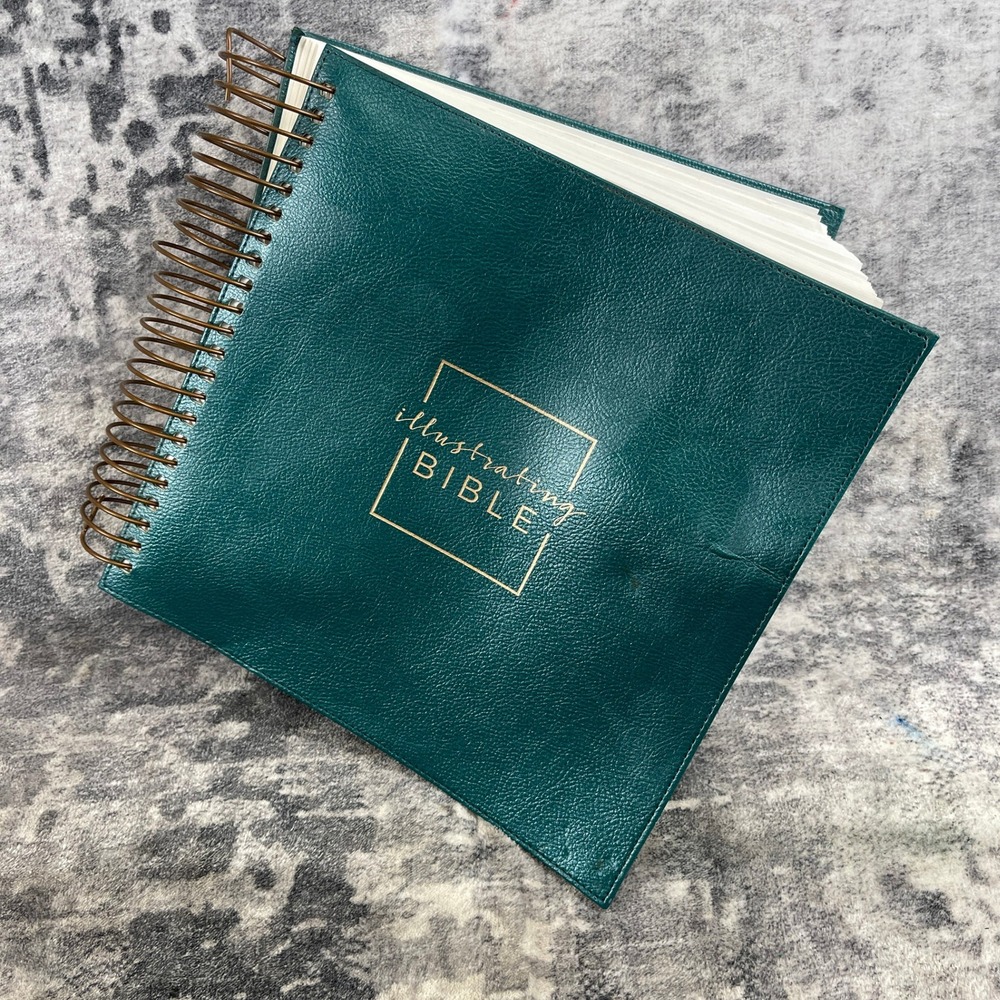DaySpring CSB Illustrating Bible Teal Spiral Bound Journaling Bible